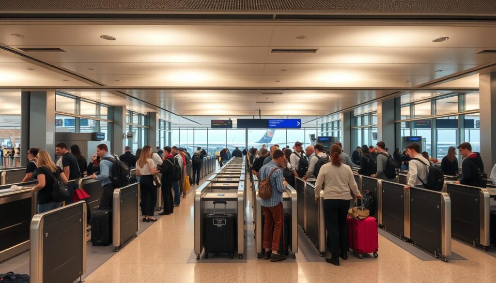 Airport security checkpoint Airport security checkpoint