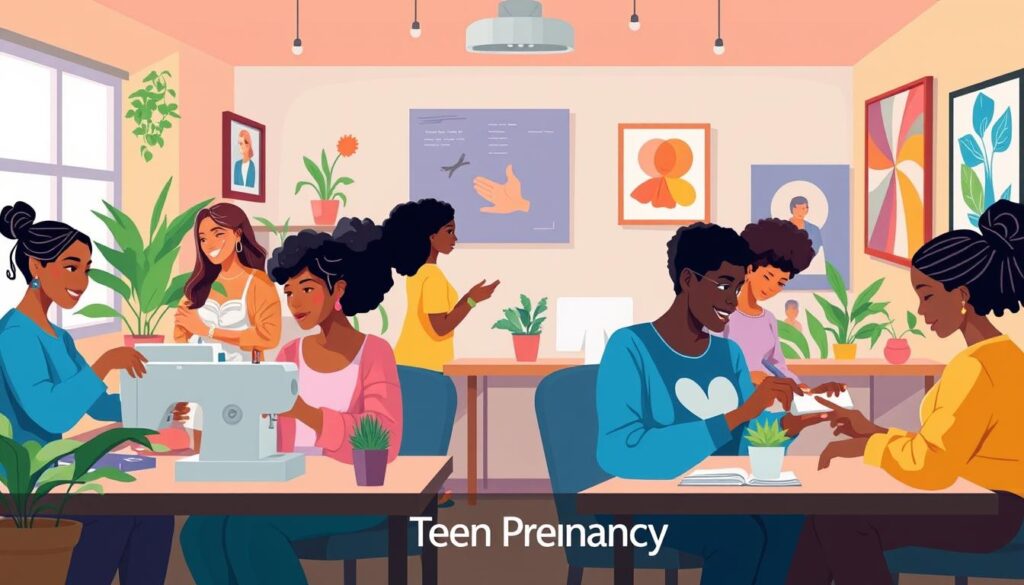 career development for teenage mothers