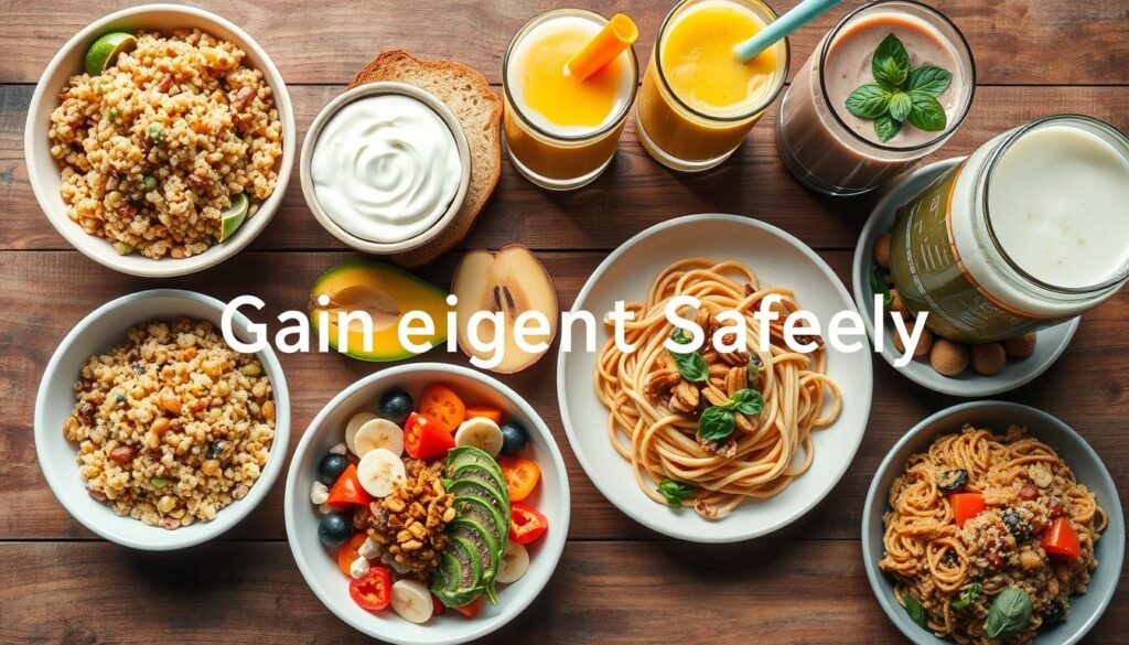 healthy weight gain diet