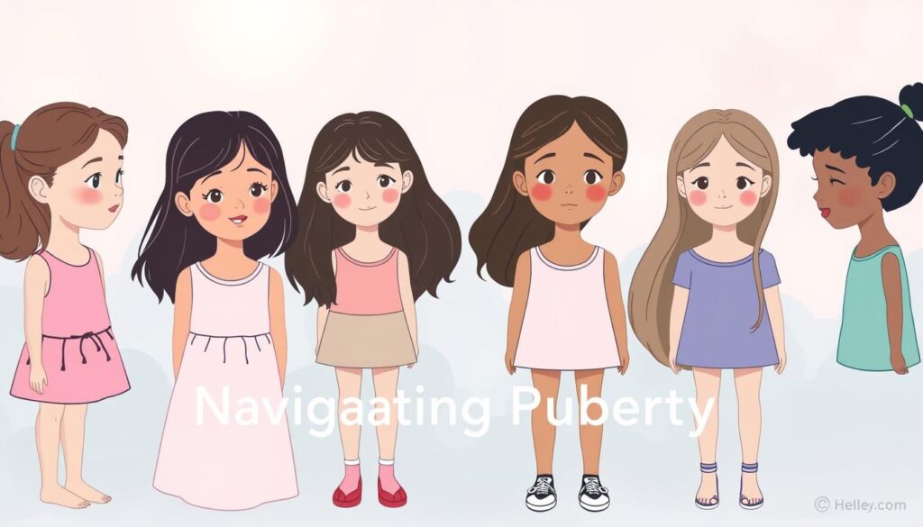 puberty age for females