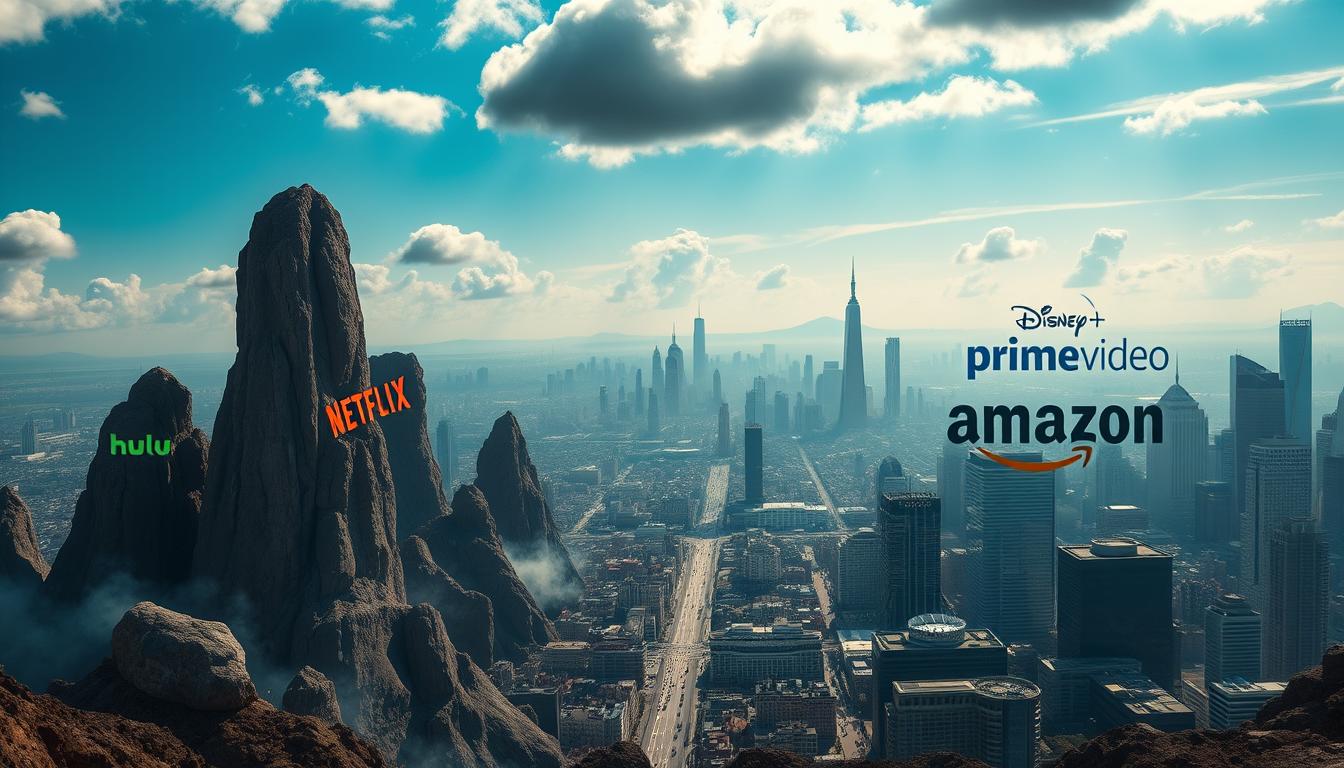 Streaming Wars: Analyze how the competition between streaming giants like Netfli