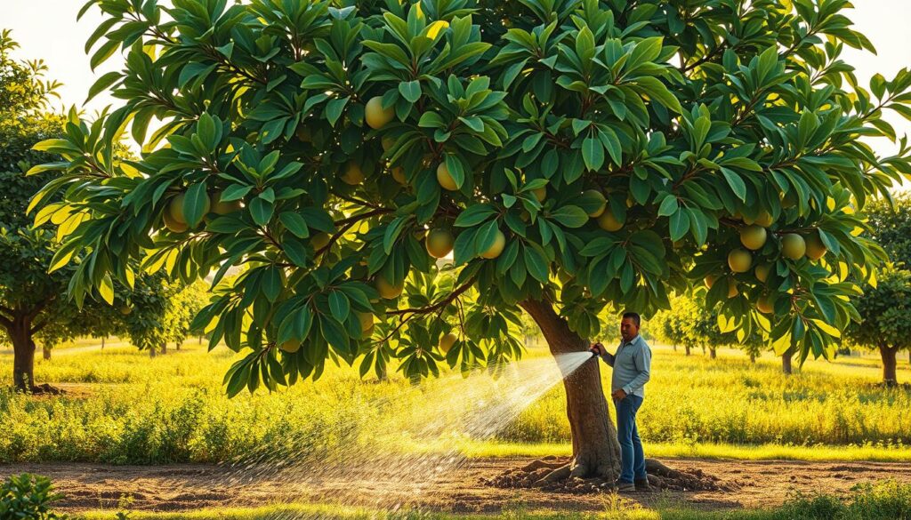 custard apple tree maintenance