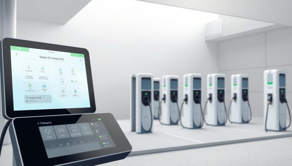 ev charging network access systems